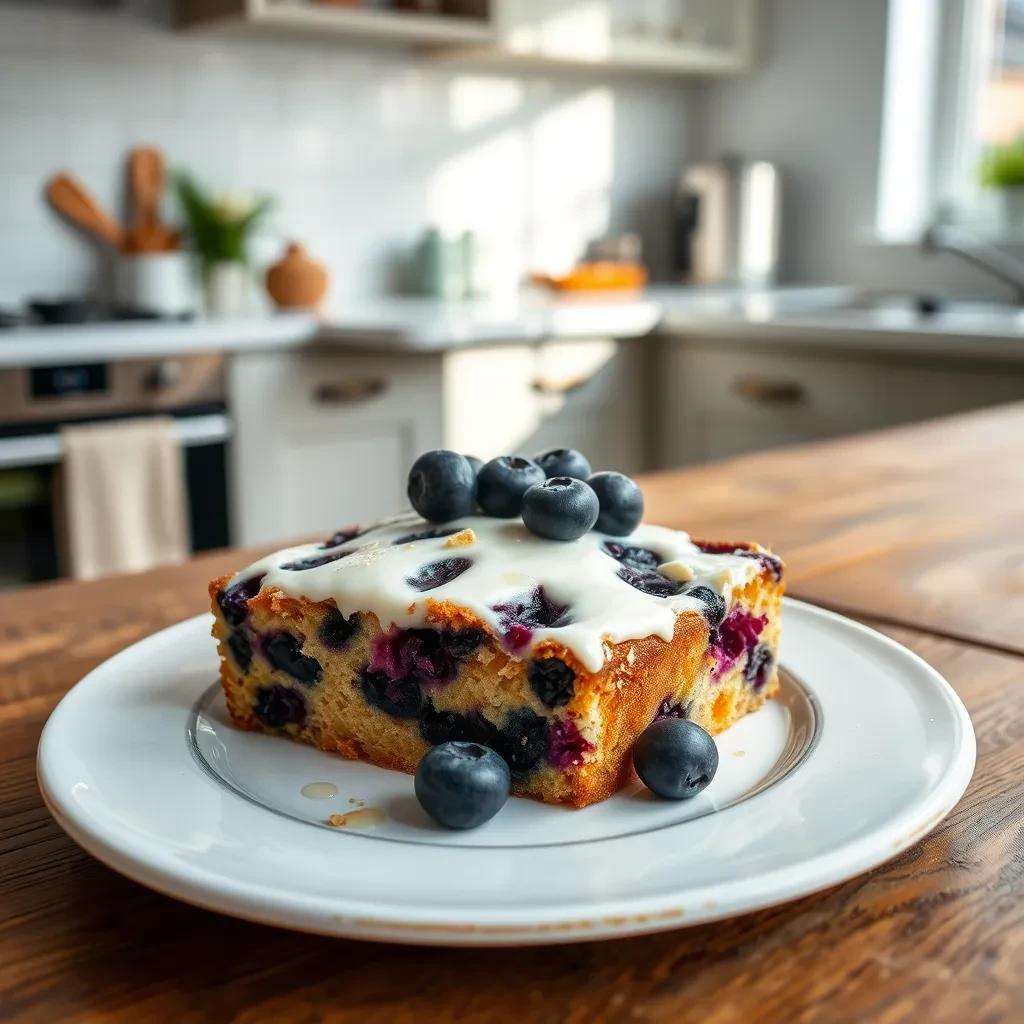 Delicious Blueberry Breakfast Cake recipe