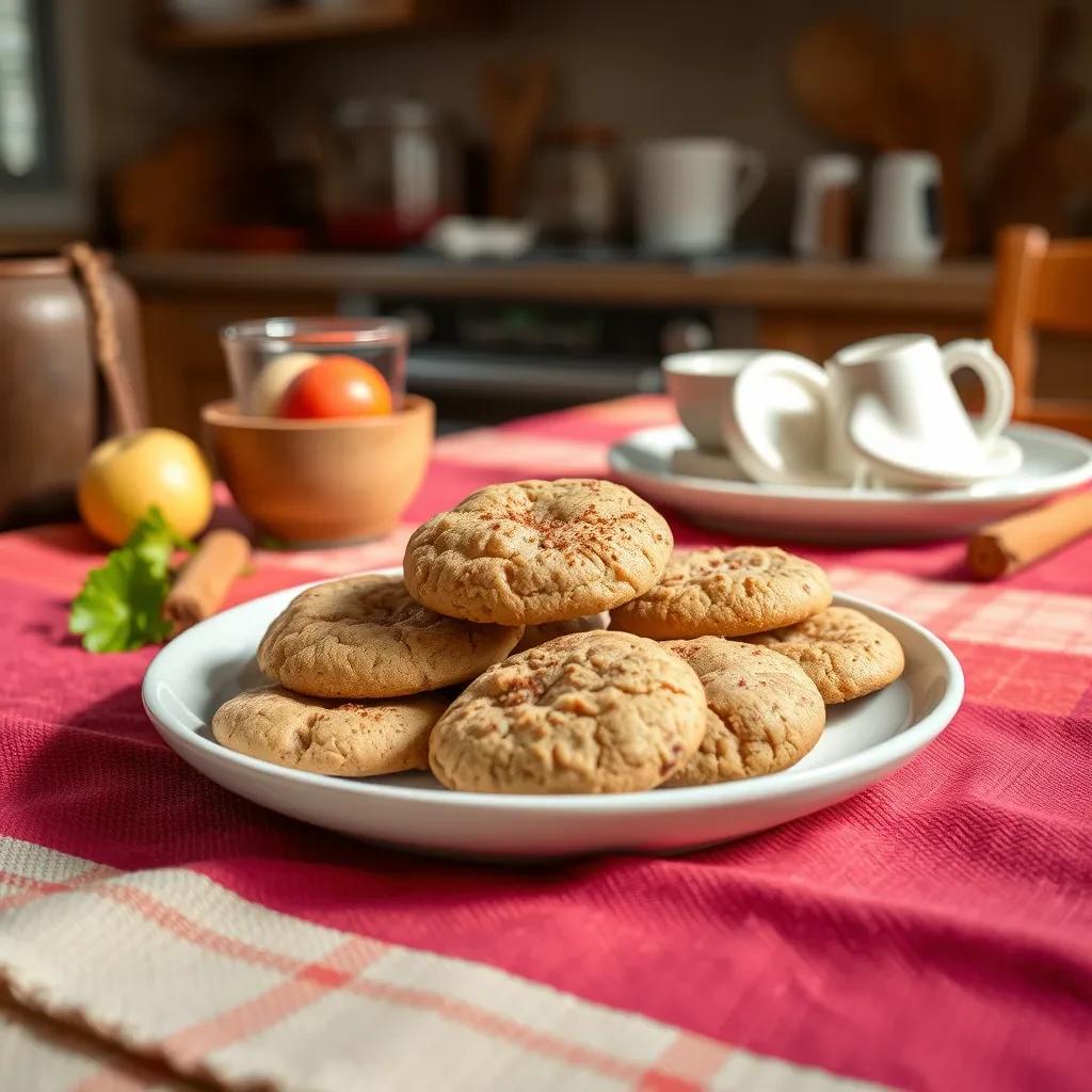 Delicious Chewy Cinnamon Cookies recipe