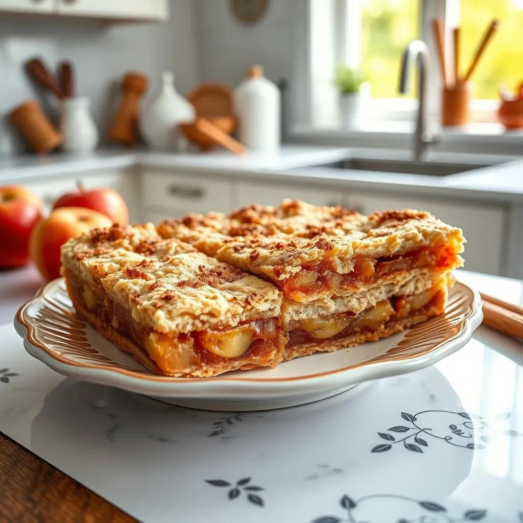 Delicious Cinnamon Apple Pie Bars recipe