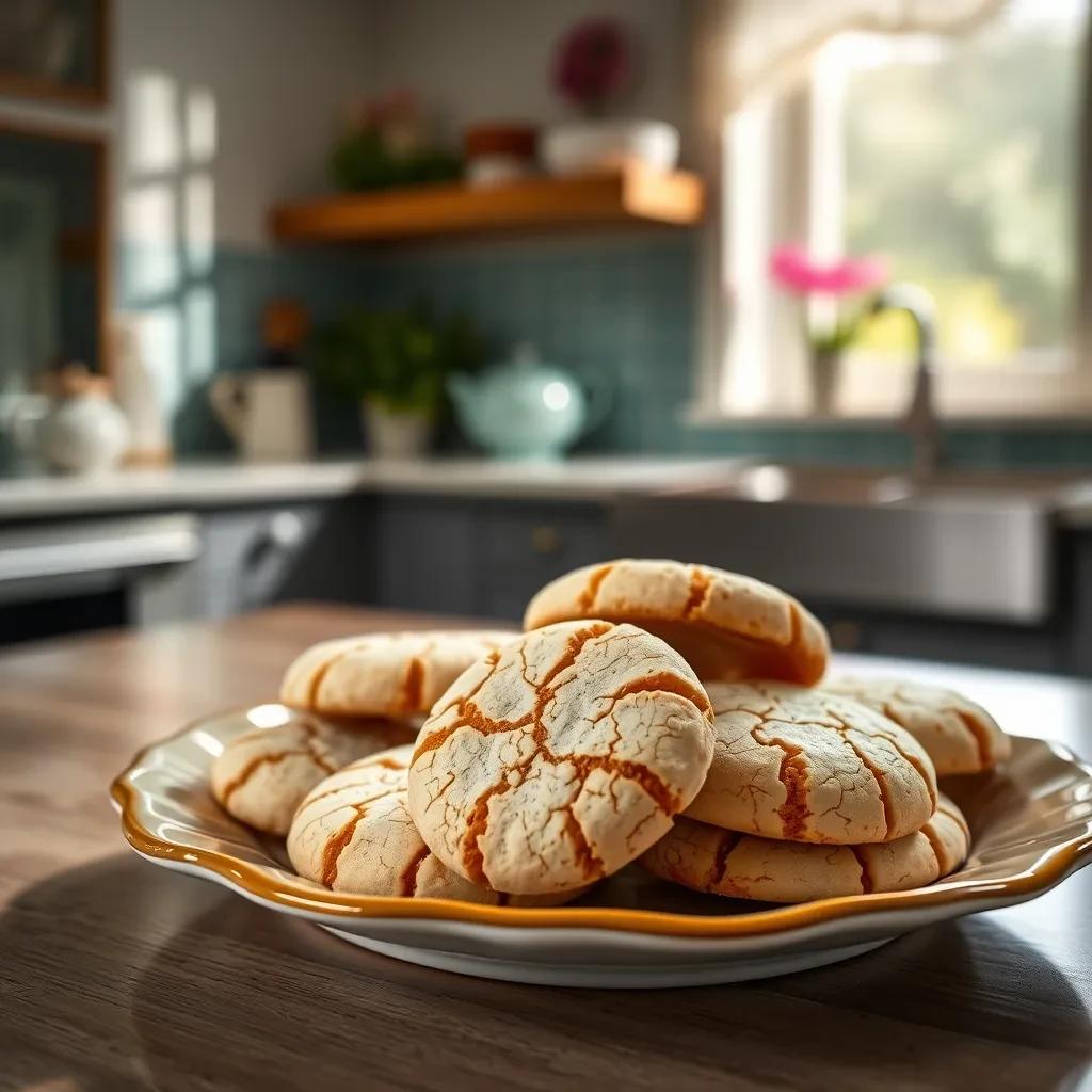 Delicious Cracked Sugar Cookies recipe