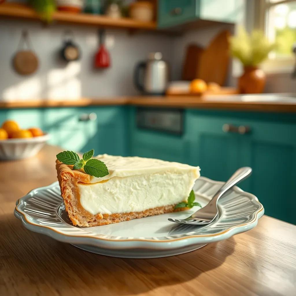 Delicious Creamy Ricotta Pie recipe