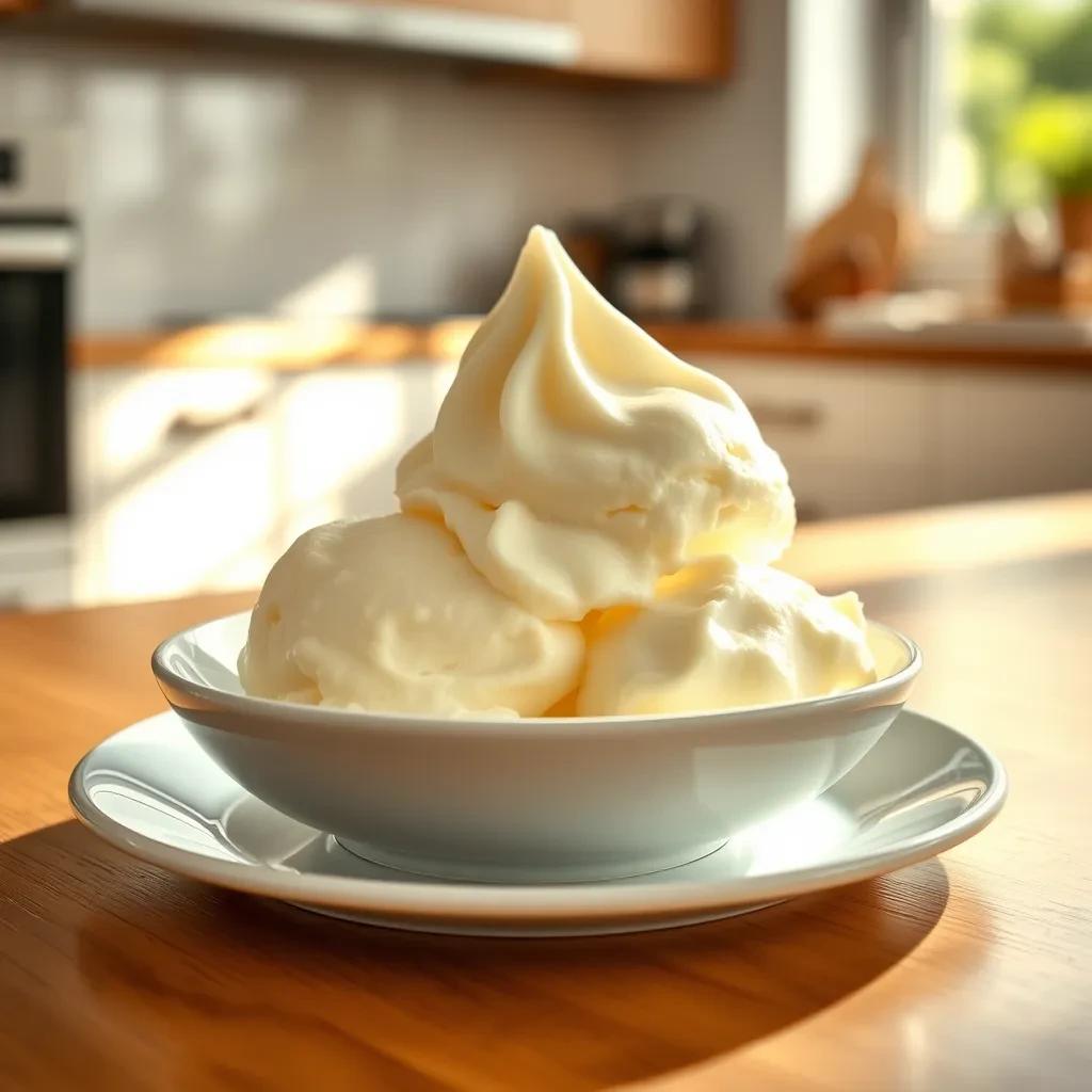 Delicious Creamy Vanilla Frozen Yogurt recipe