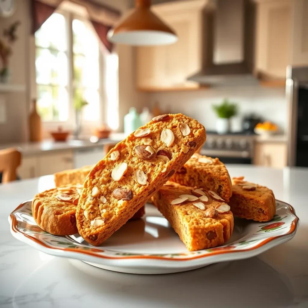 Delicious Crunchy Almond Biscotti recipe