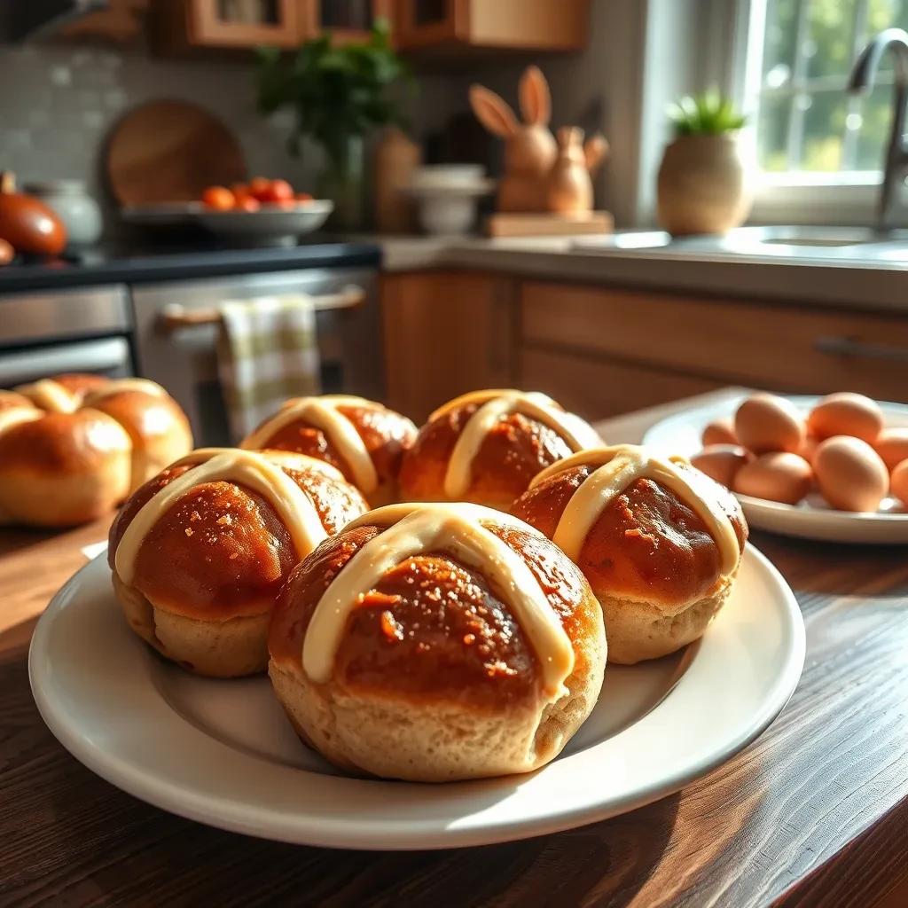 Delicious Easter Hot Cross Buns recipe