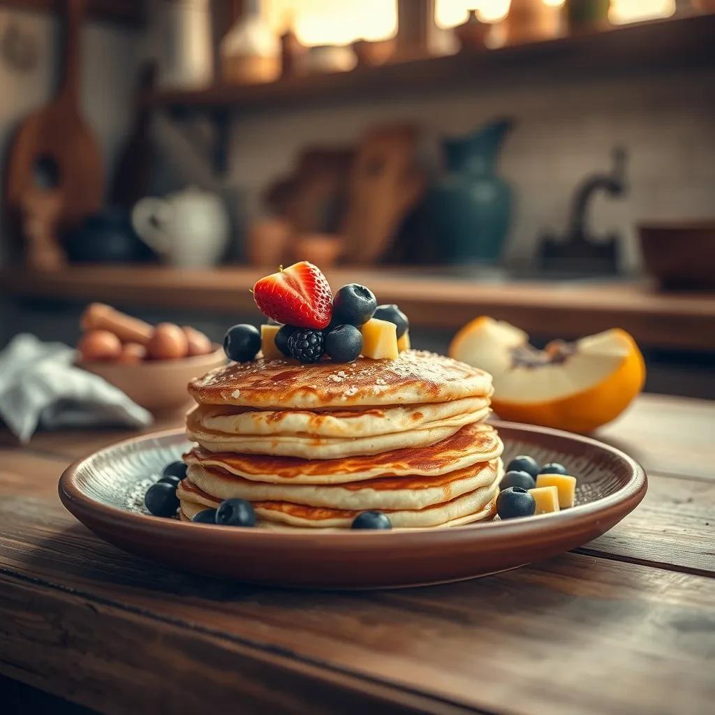 Delicious Fruity Pancakes recipe