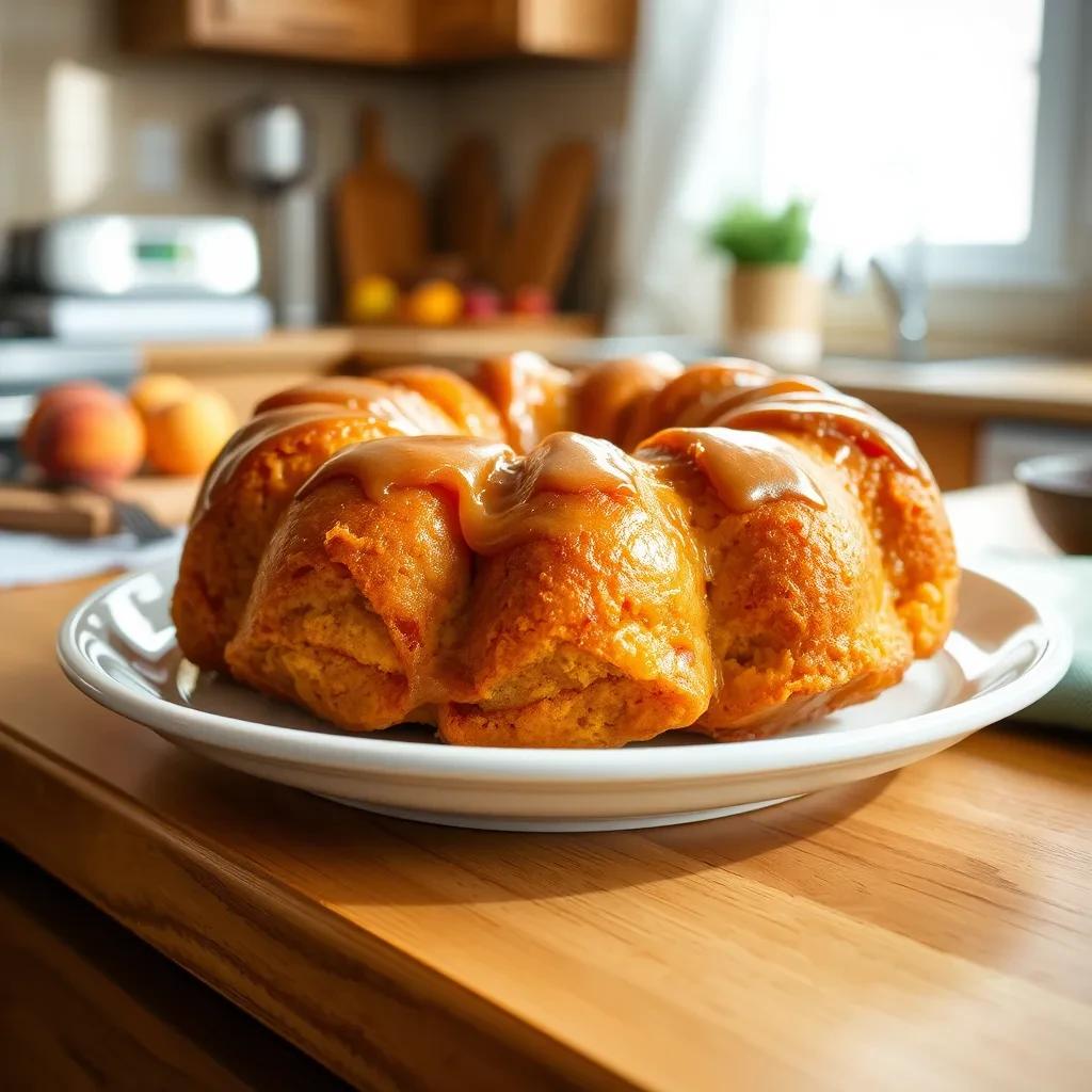 Delicious Peach Monkey Bread recipe