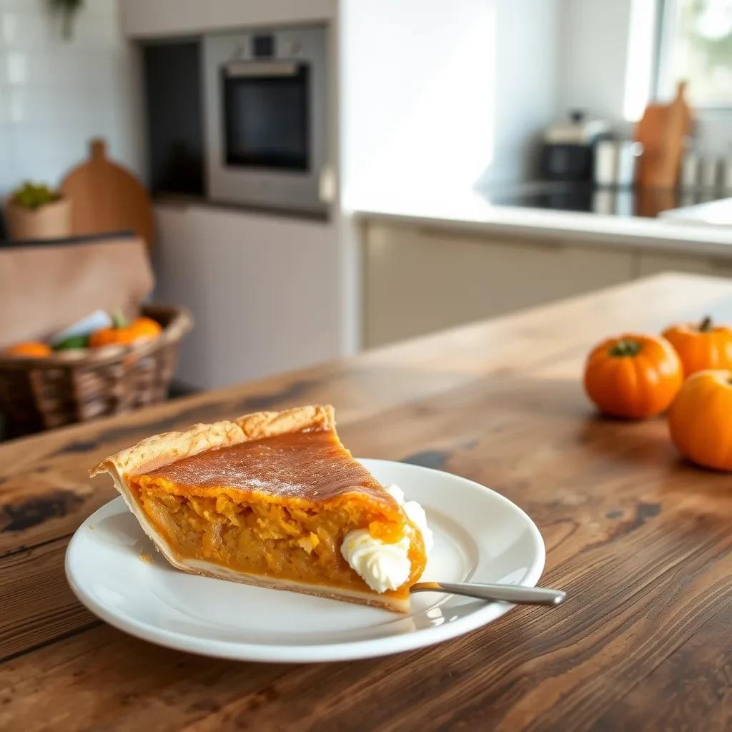 Delicious Persimmon Pudding Pie recipe