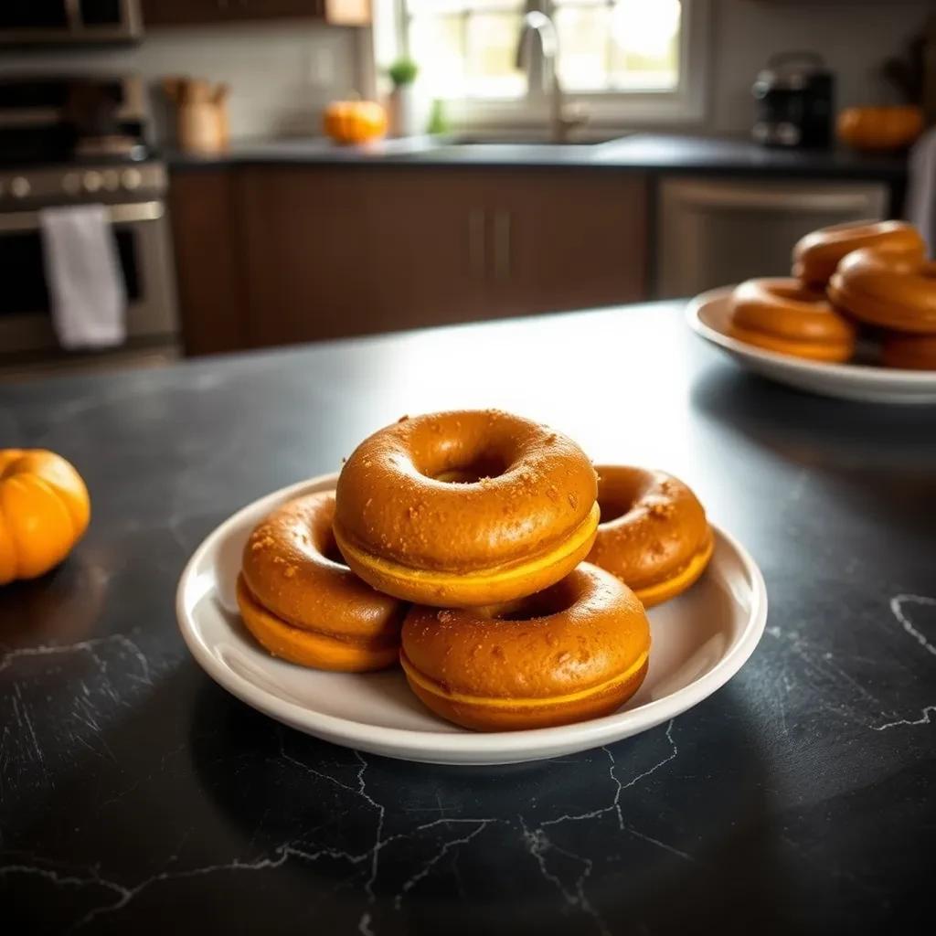 Delicious Pumpkin Spice Donuts recipe