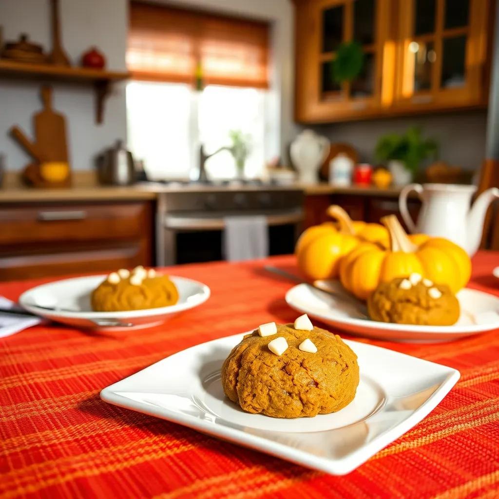 Delicious Pumpkin White Chocolate Cookies recipe