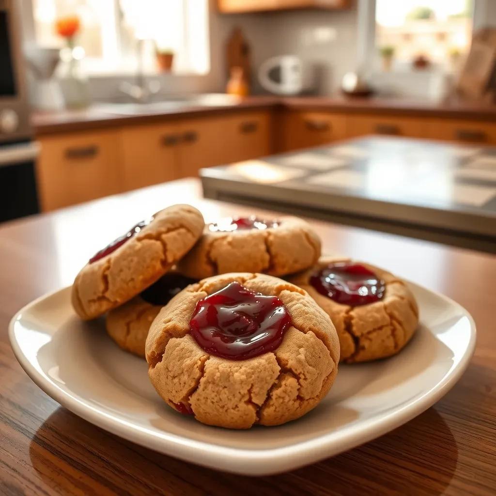 Delicious Raspberry Jam Cookies recipe