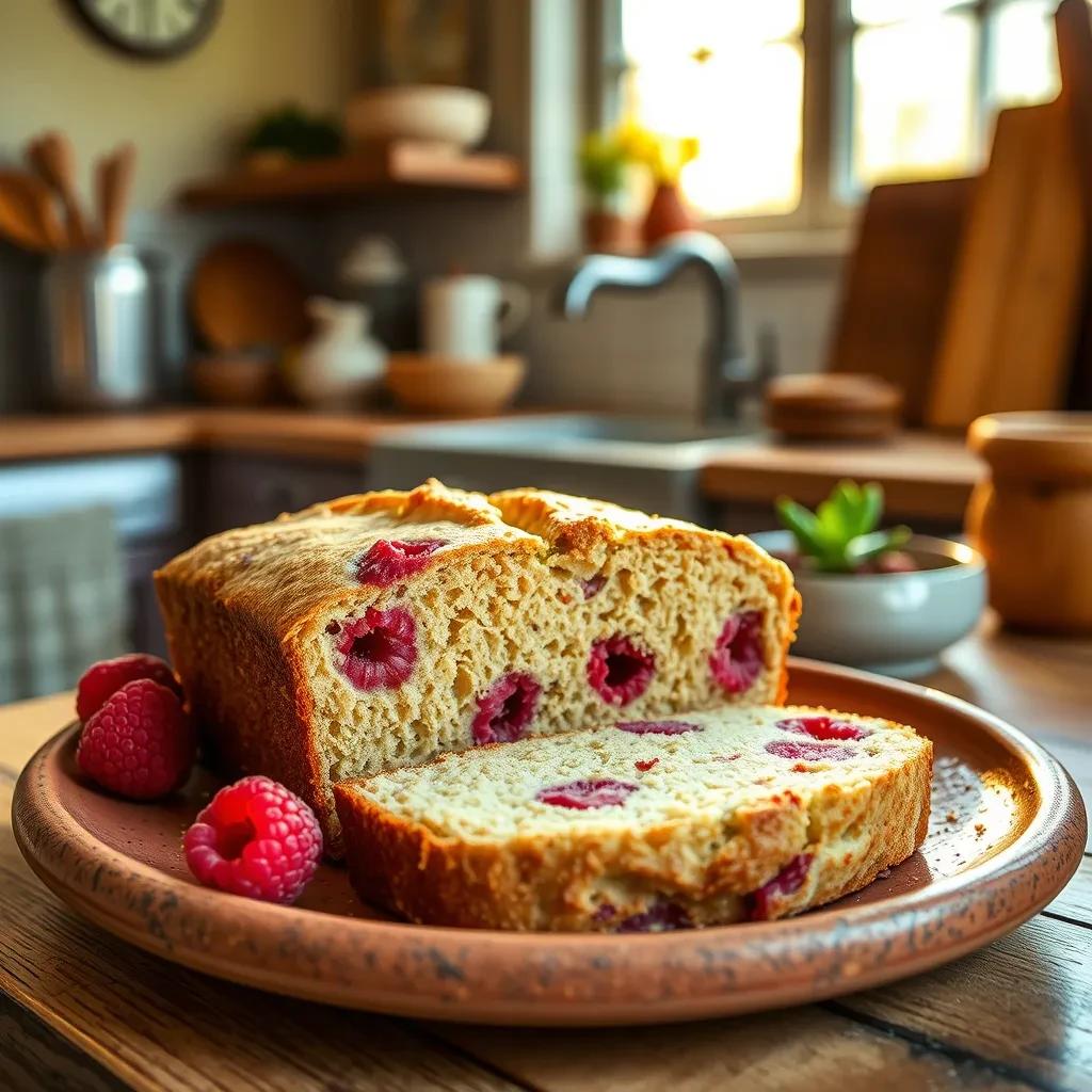 Delicious Raspberry Yogurt Bread recipe