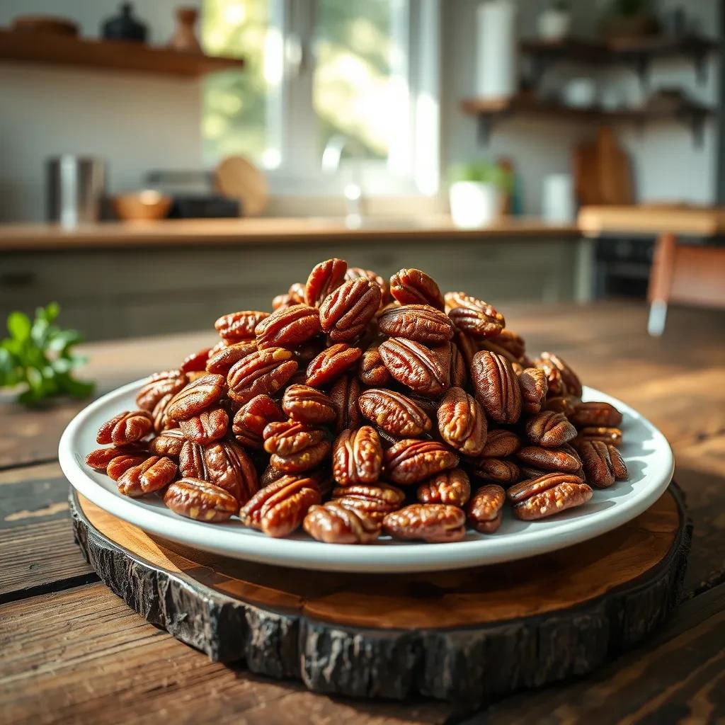 Deliciously Crunchy Roasted Pecans recipe