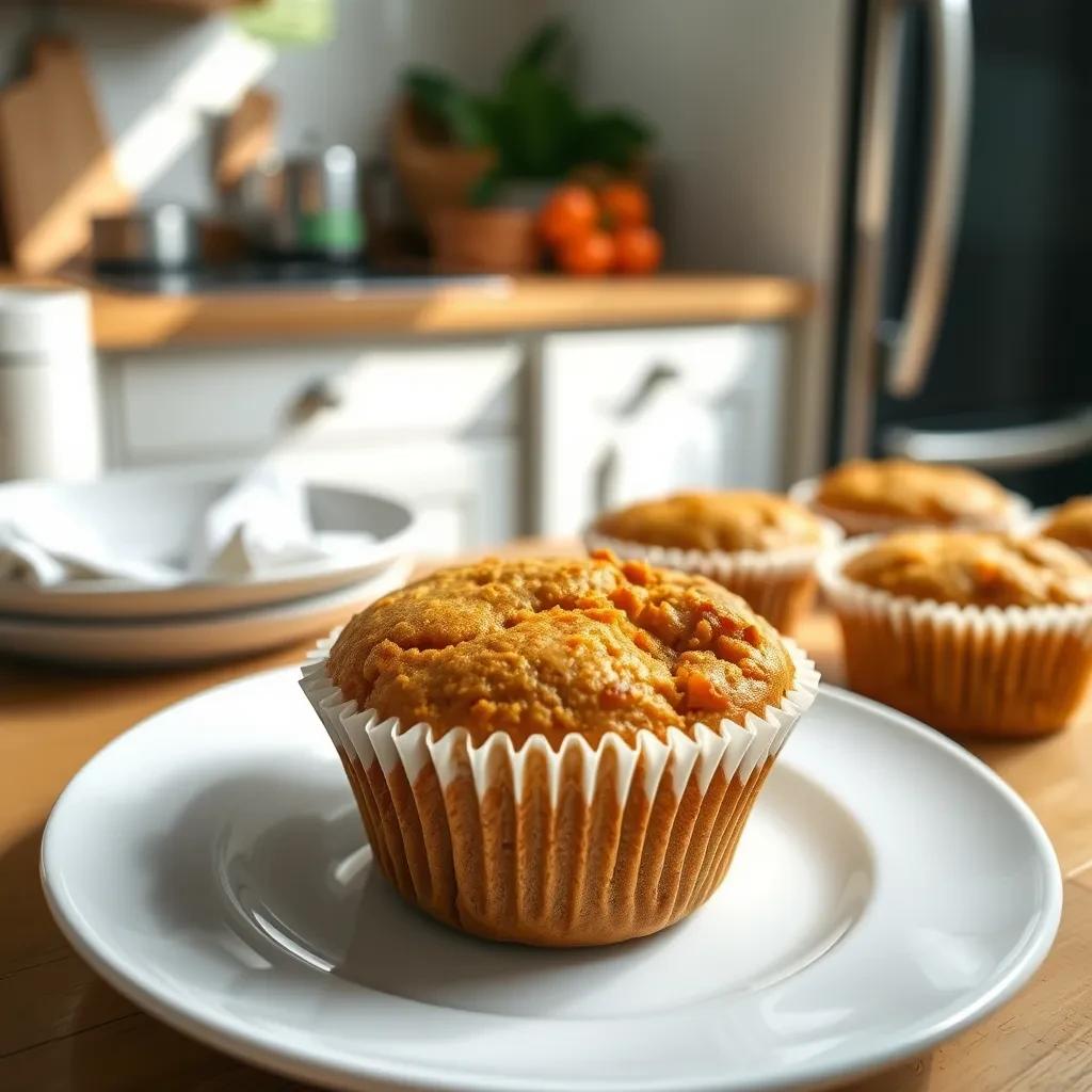 Deliciously Healthy Sweet Potato Muffins recipe