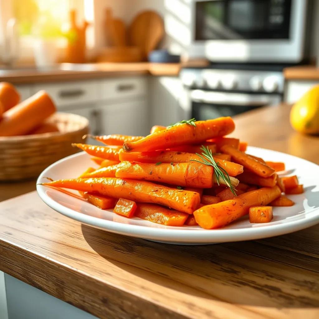 Deliciously Sweet Baked Carrots recipe