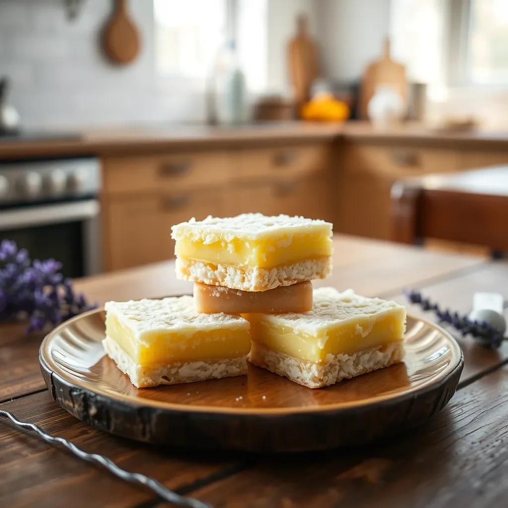 Delightful Lavender Lemon Bars recipe