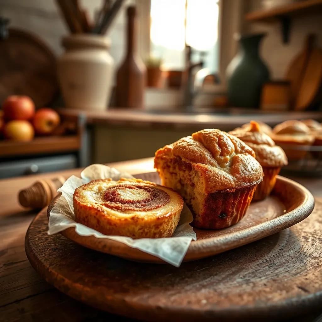 Apple Cinnamon Roll Muffins Made Easy recipe