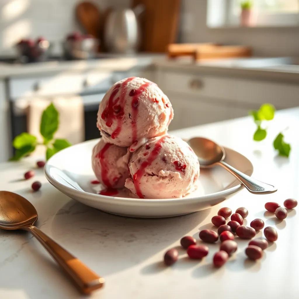 Creamy Red Bean Ice Cream recipe