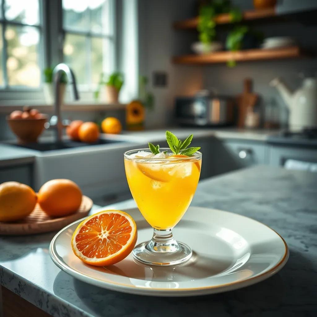 Energizing Citrus Cocktail recipe