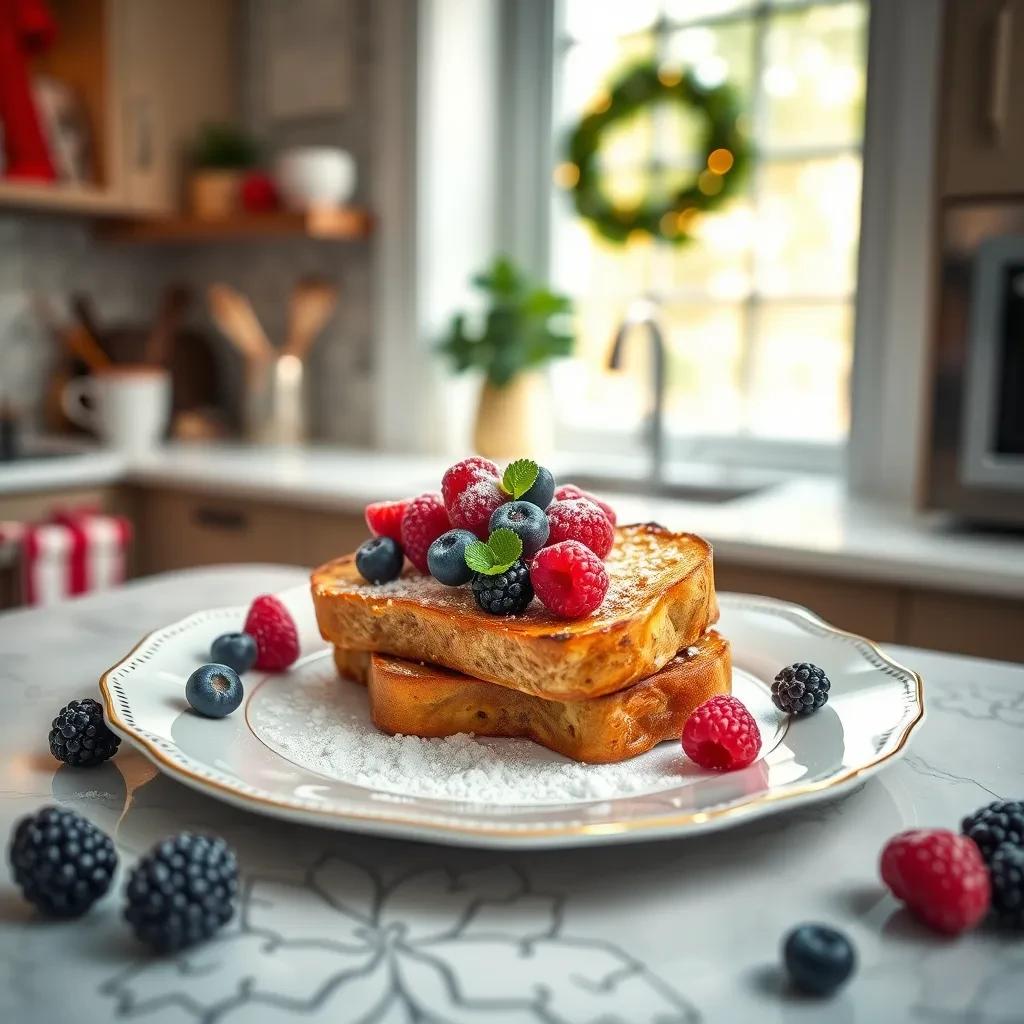 Festive French Toast with Berries recipe