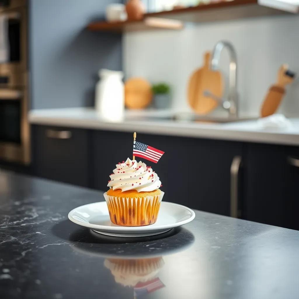 Festive Independence Day Cupcakes recipe