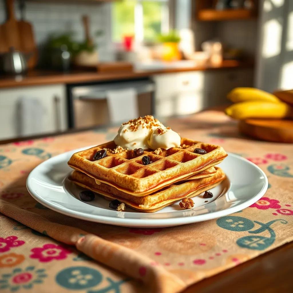 Fluffy Buttermilk Oatmeal Waffles recipe