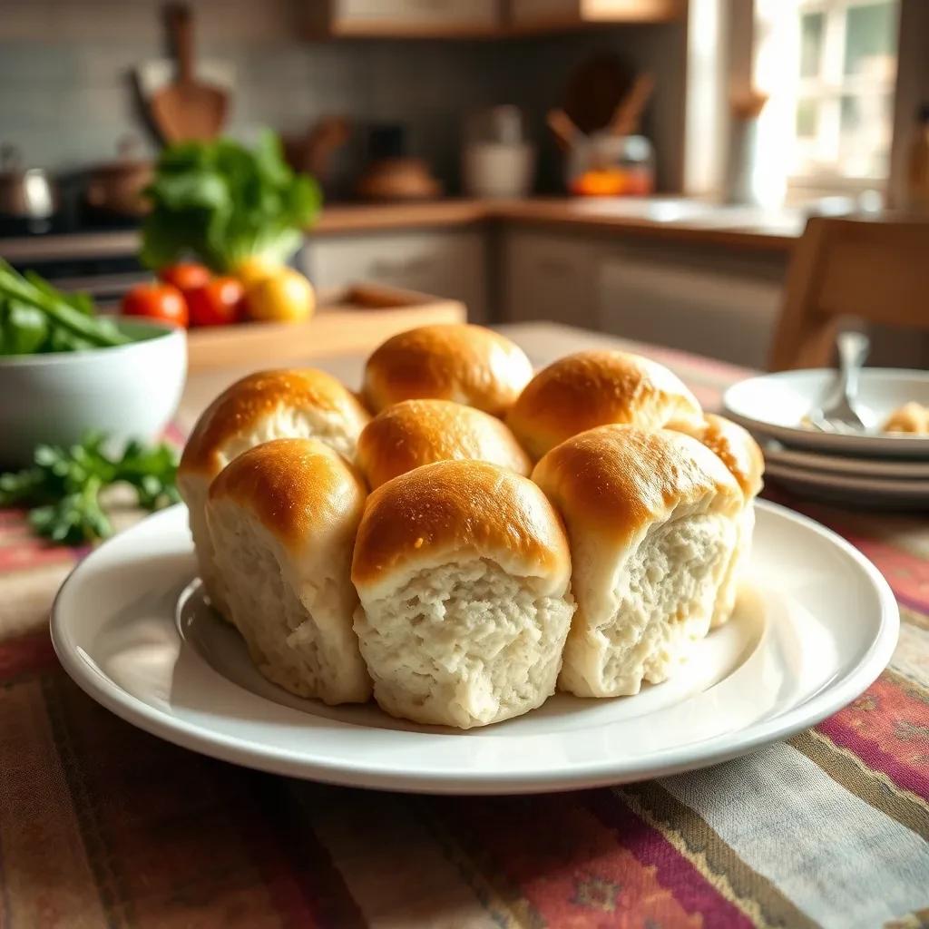 Fluffy Parker House Rolls recipe