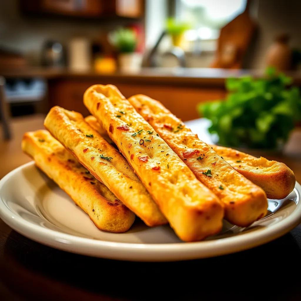 Garlic Butter Breadsticks recipe