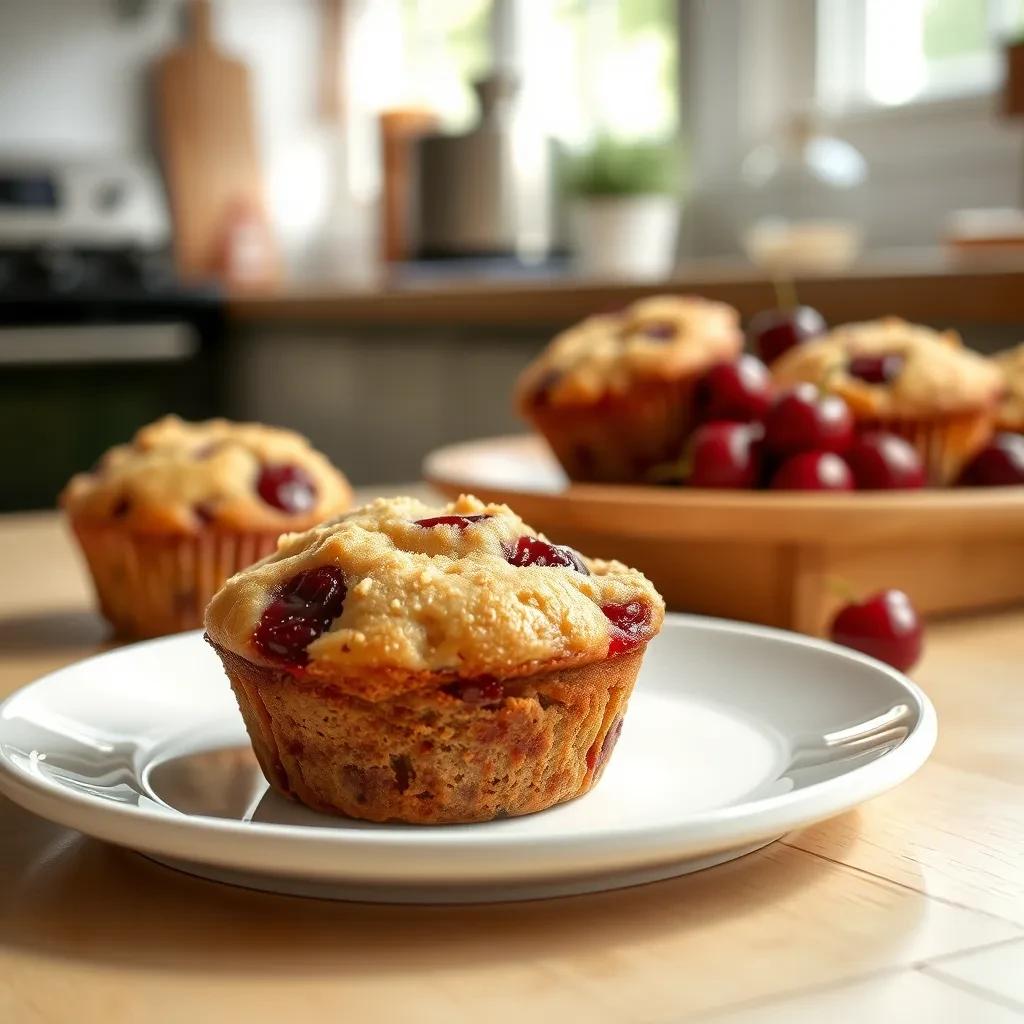 Gluten-Free Cherry Cobbler Muffins recipe