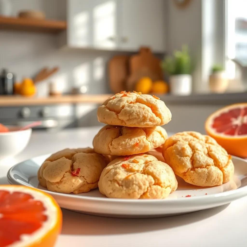 Grapefruit Zest Tea Cookies recipe