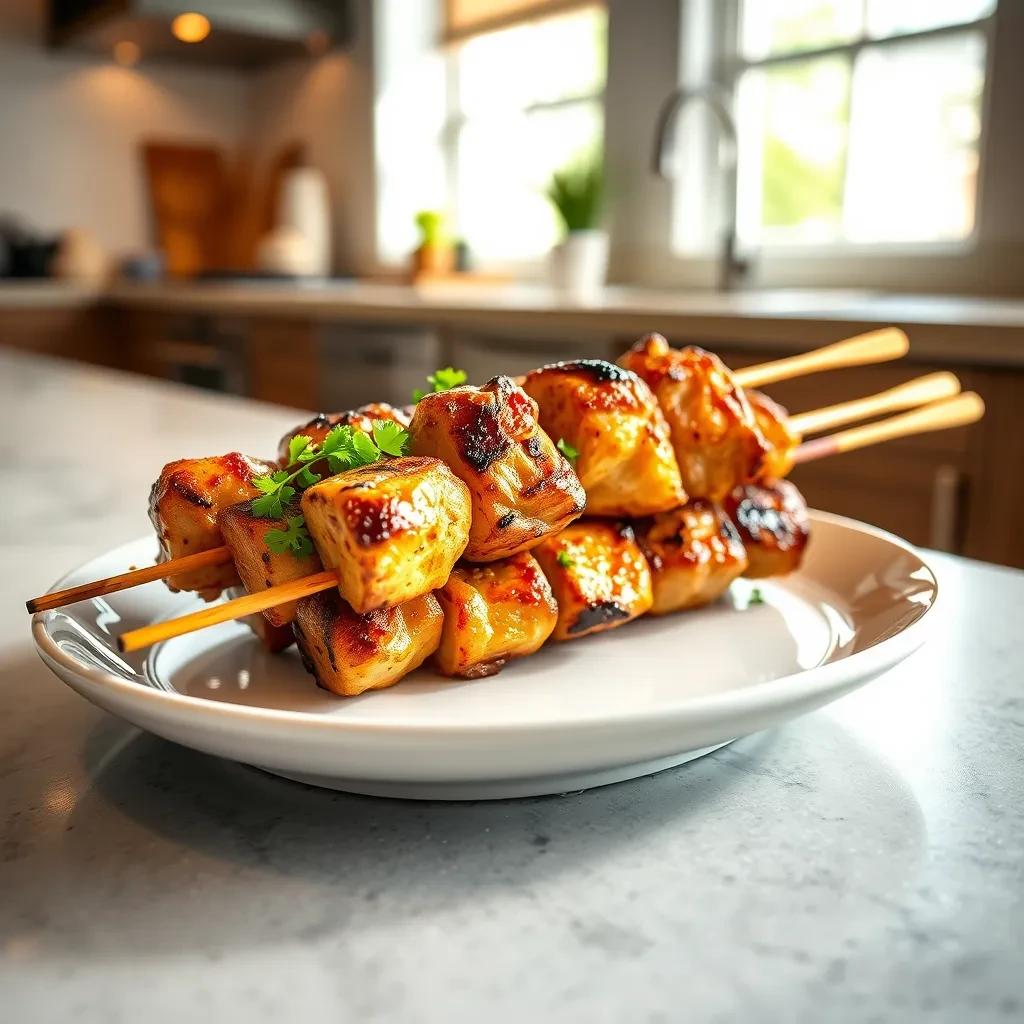 Grilled Chicken Yakitori Skewers recipe