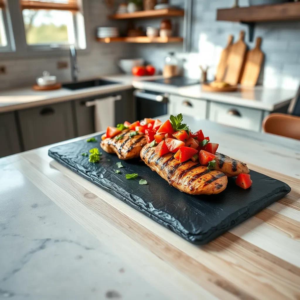 Grilled Chicken with Strawberry Salsa recipe