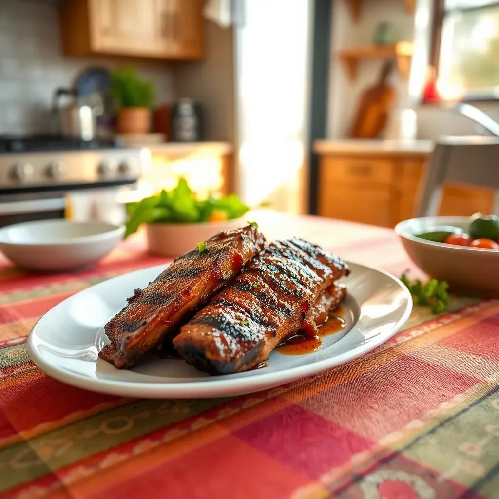 Grilled Kalbi Ribs recipe