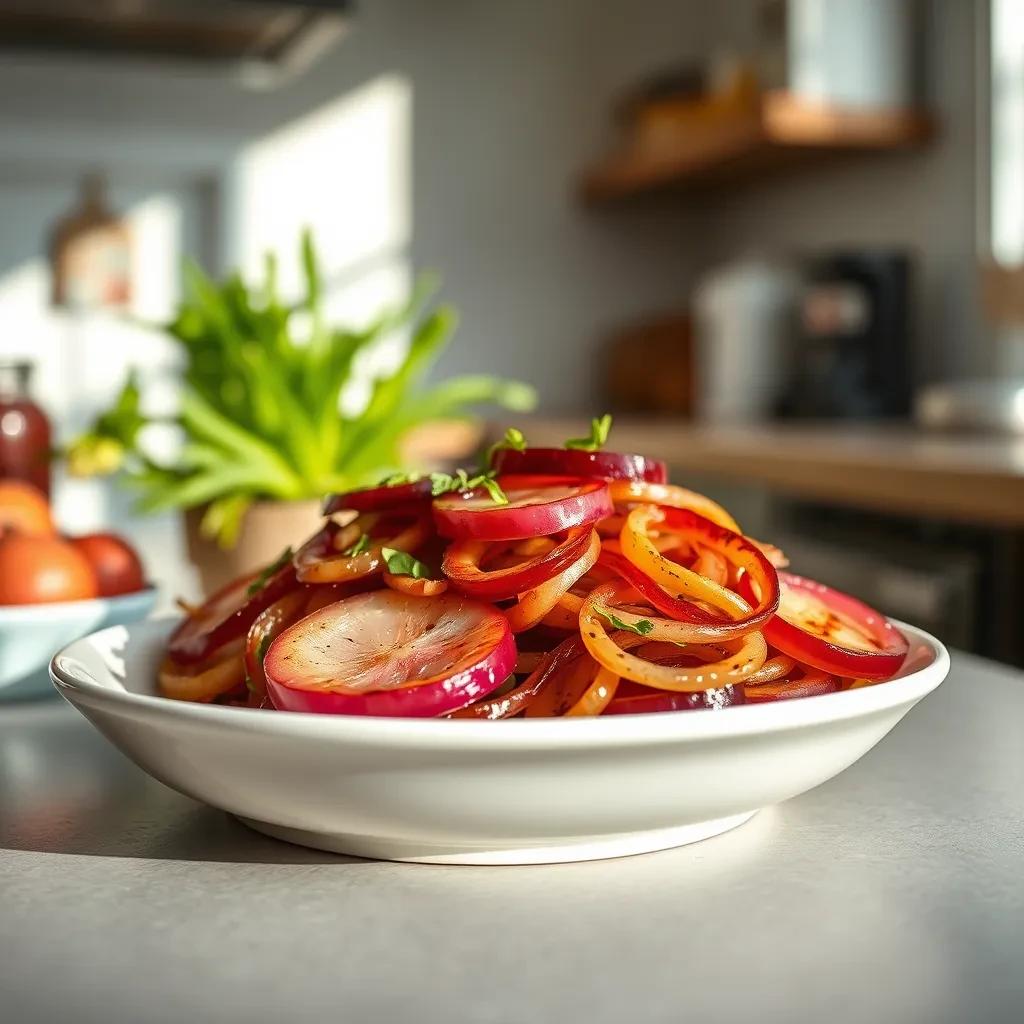 Grilled Pickled Red Onions recipe