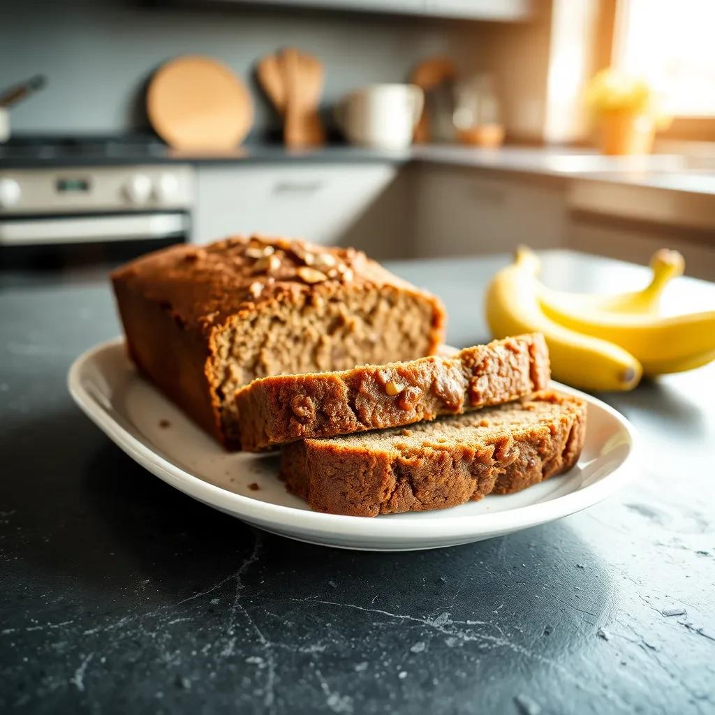 Healthy Low-Fat Banana Bread recipe