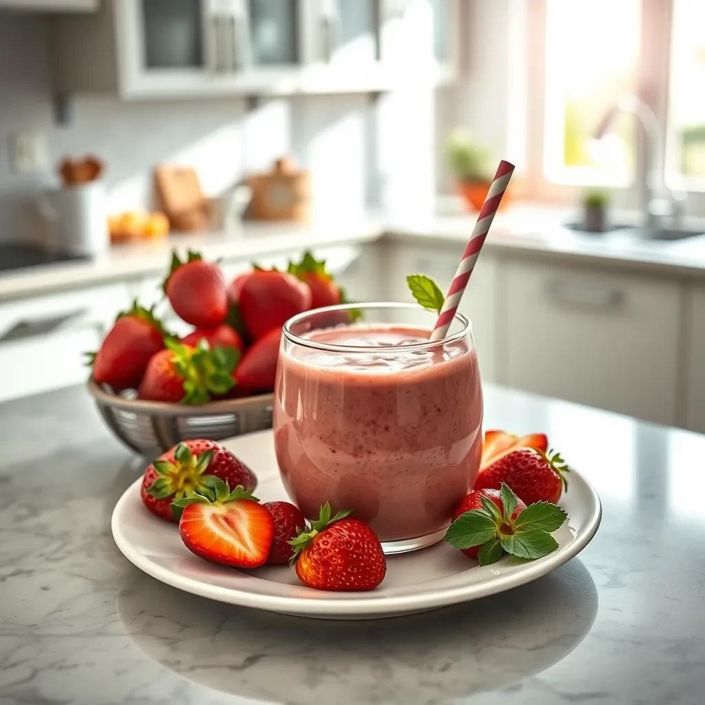 Healthy Strawberry Smoothie recipe