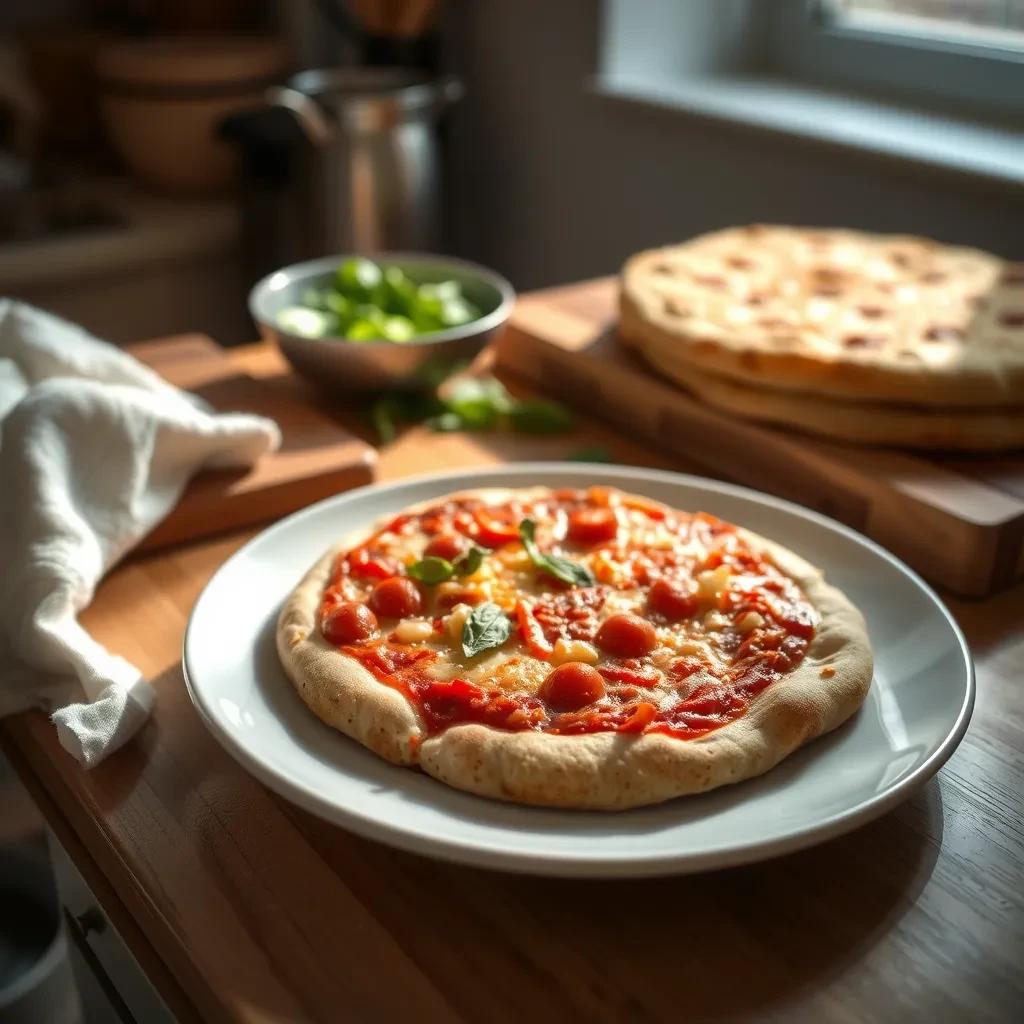 Homemade Sourdough Pizza Crusts recipe