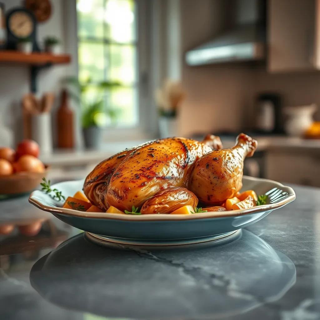 Lager-Infused Roasted Chicken recipe