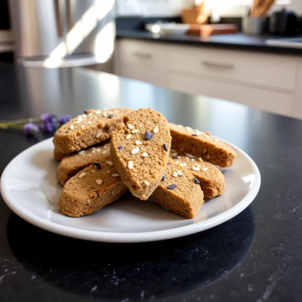 Lavender Buckwheat Biscotti recipe