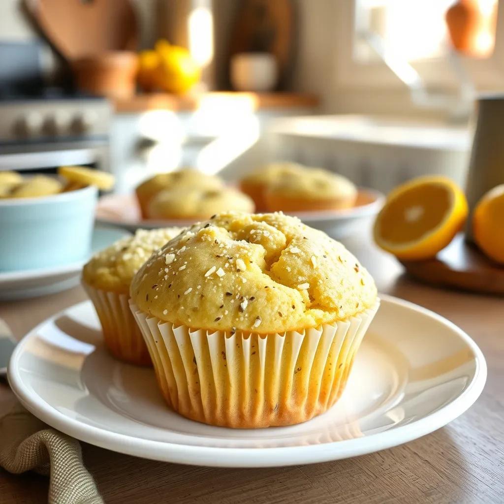 Lemon Poppy Seed Muffins recipe