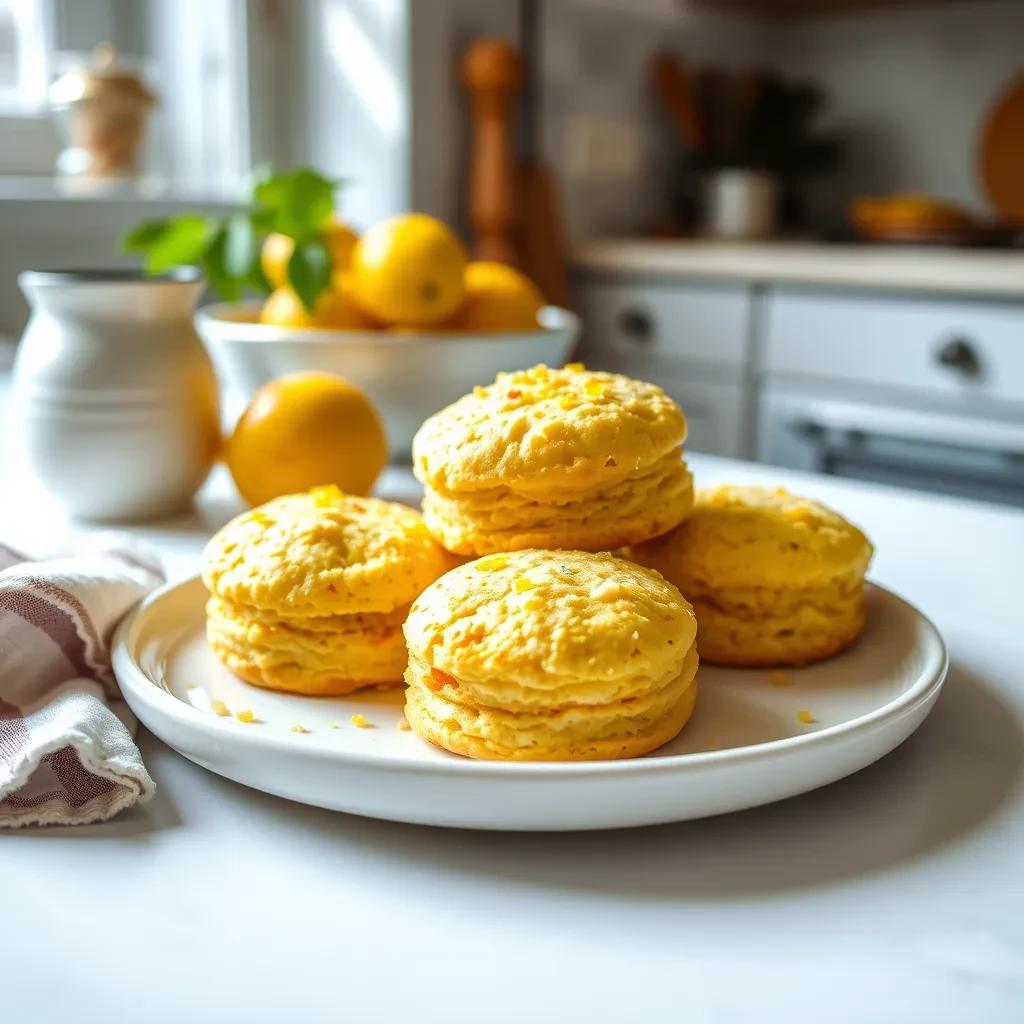 Lemon Zest Polenta Biscuits recipe