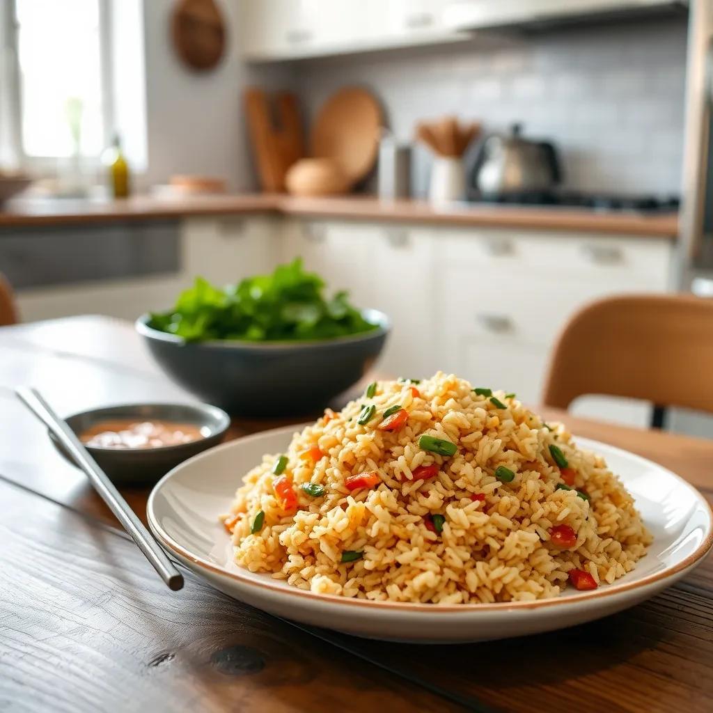 Lychee Fried Rice recipe