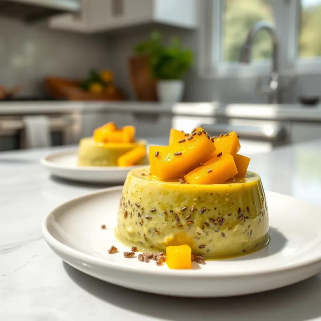 Mango Matcha Chia Pudding recipe