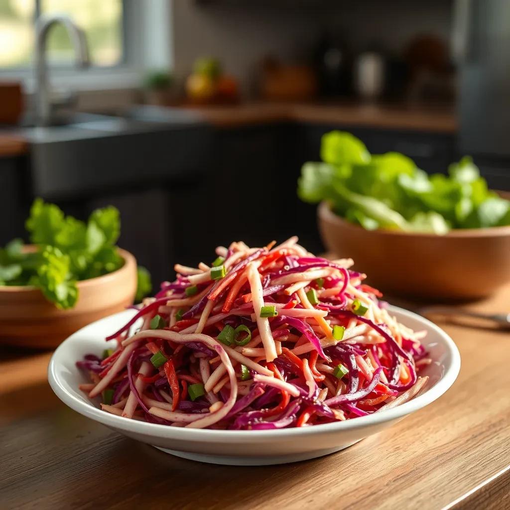 Marinated Red Cabbage Slaw recipe