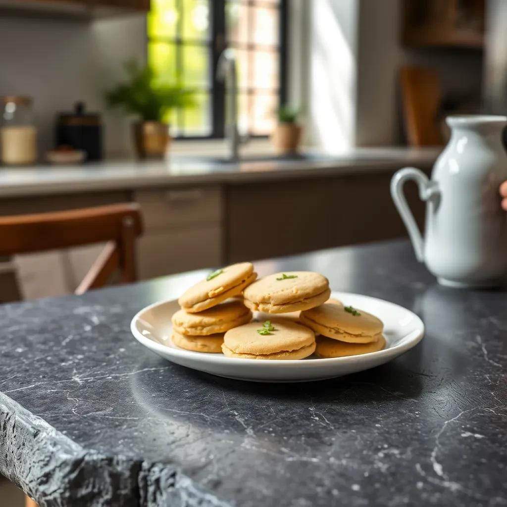 Matcha Green Tea Shortbread Cookies recipe