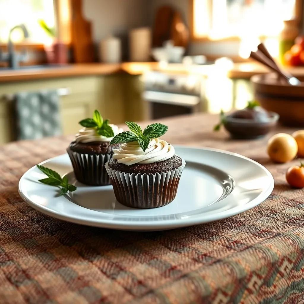 Mint Chocolate Cupcakes Delight recipe