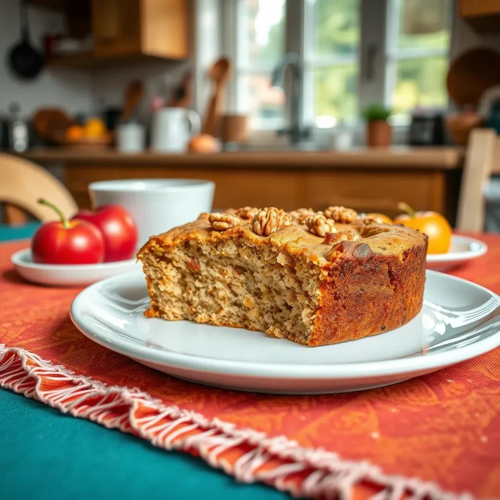 Moist Apple Walnut Cake recipe