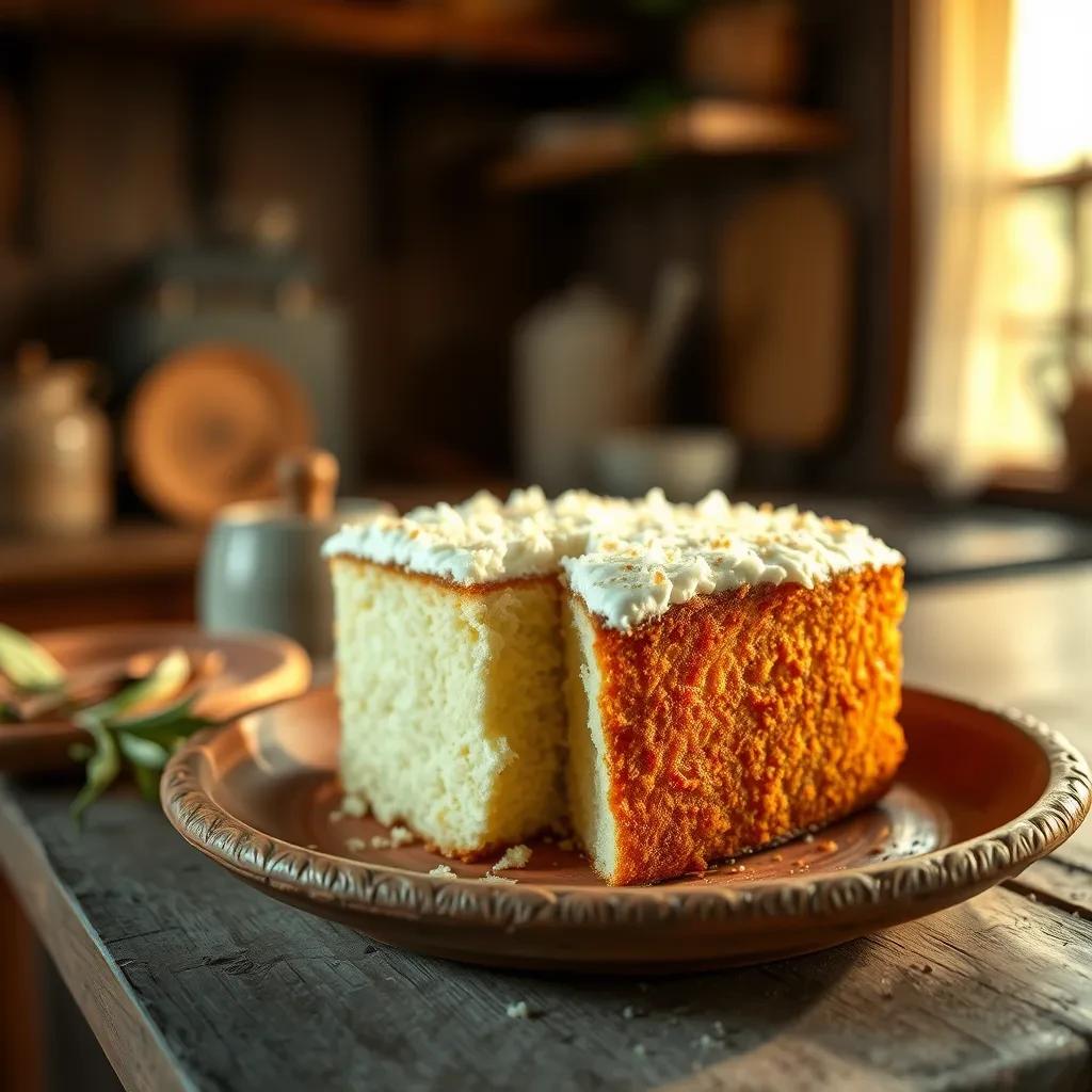 Moist Brazilian Coconut Cake recipe