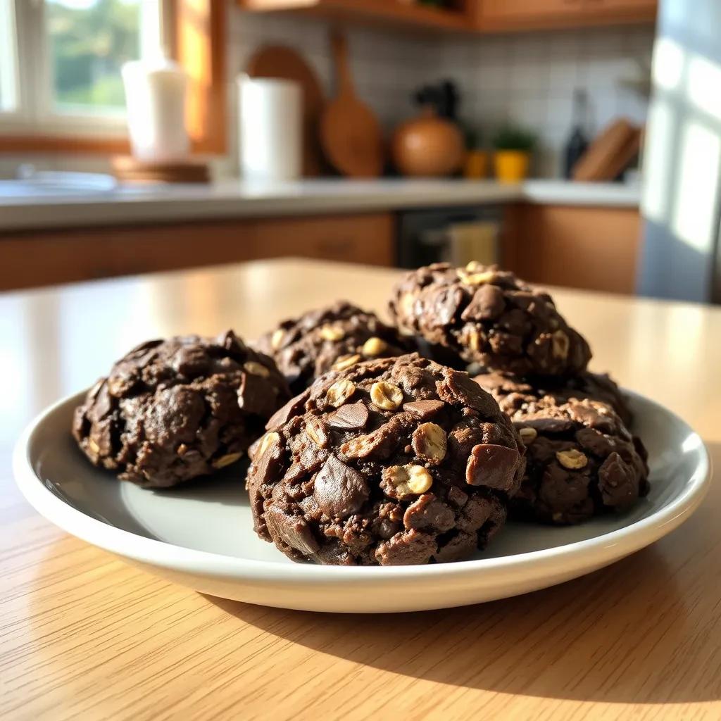 No-Bake Chocolate Oatmeal Cookies recipe