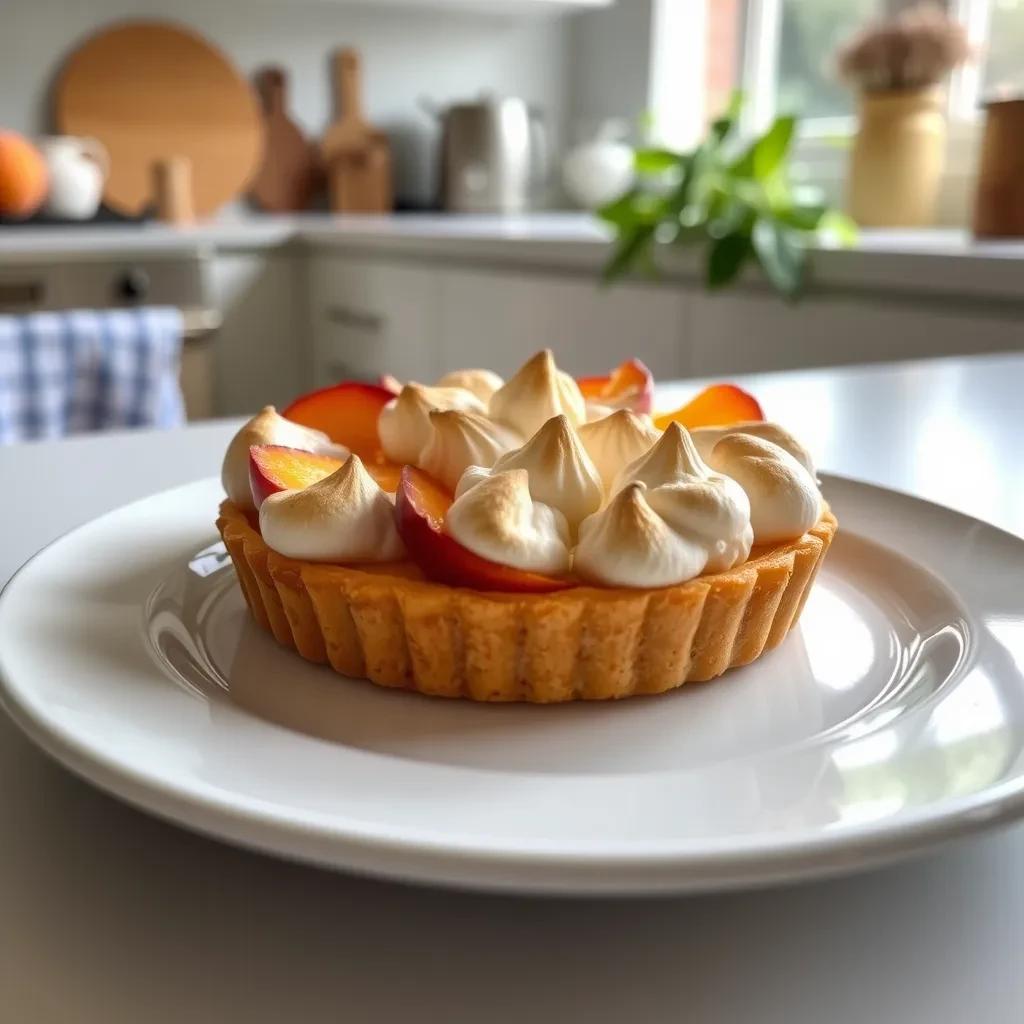 Peach Meringue Tart recipe