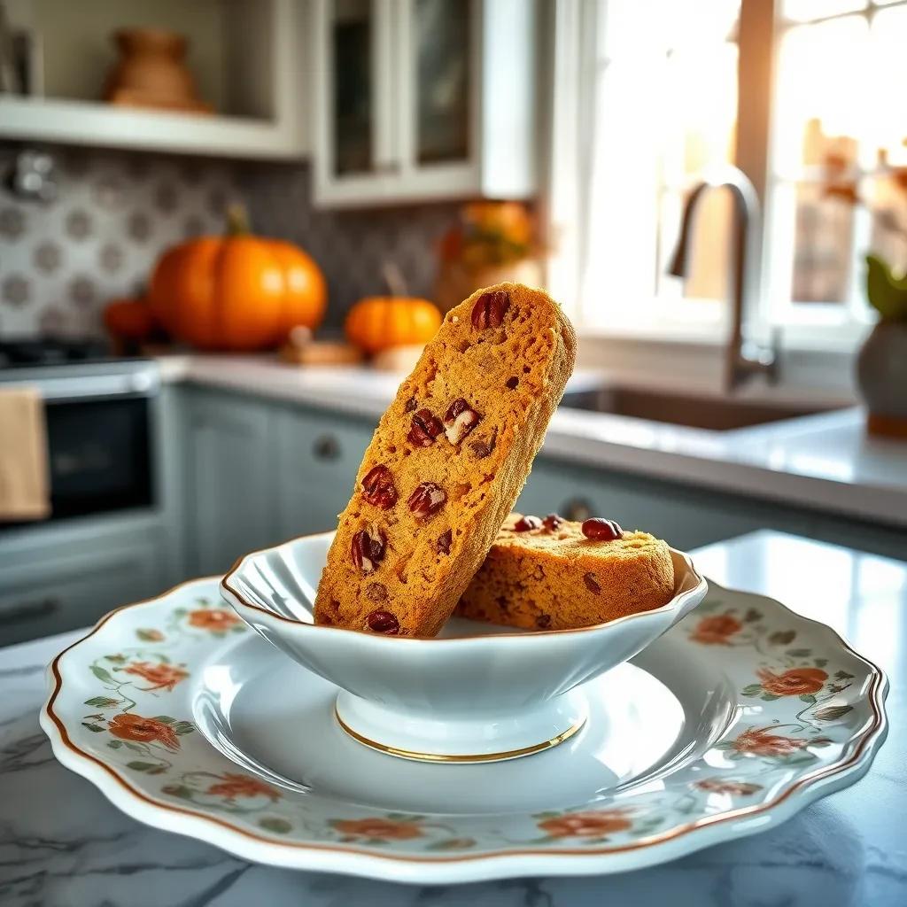 Pumpkin Pecan Biscotti Delight recipe